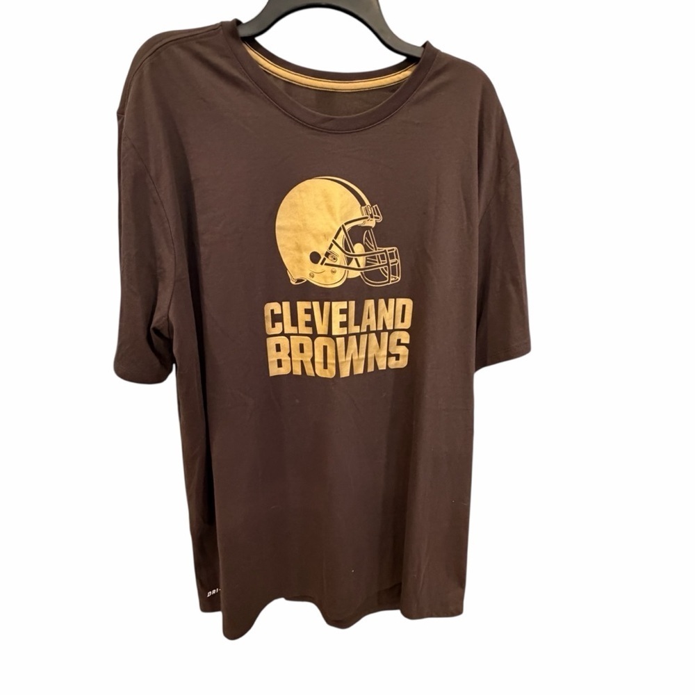 Nike Brown and Gold Cleveland Browns Tee